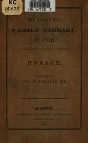 Tapa de Horace