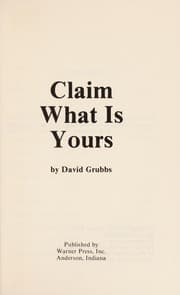 Tapa de Claim what is yours