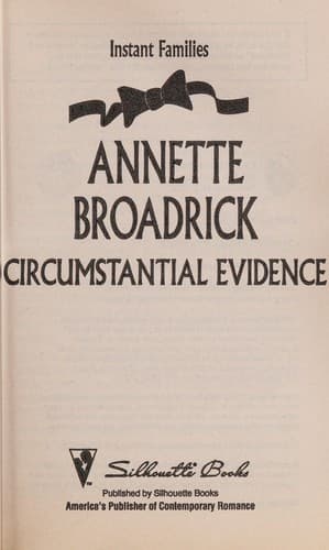 Tapa de Circumstantial evidence