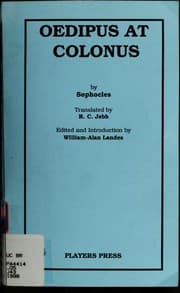 Tapa de Oedipus at Colonus