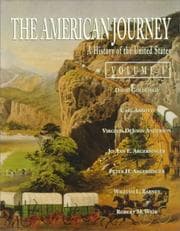 Tapa de The American journey : a history of the United States
