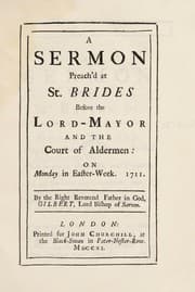 Tapa de A sermon preach'd at St. Brides before the Lord-Mayor and the Court of Aldermen