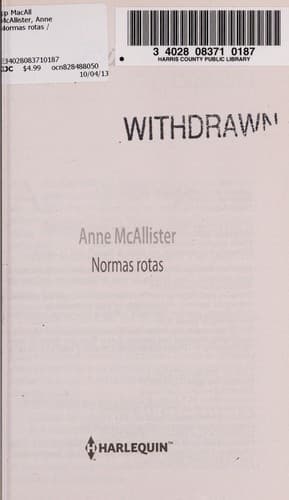 Tapa de Normas rotas
