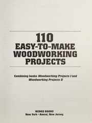 Tapa de 110 easy-to-make woodworking projects