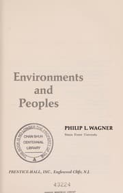 Tapa de Environments and peoples