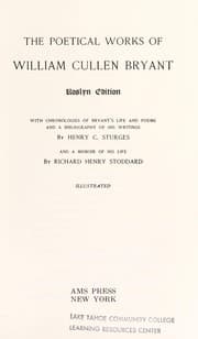 Tapa de The poetical works of William Cullen Bryant