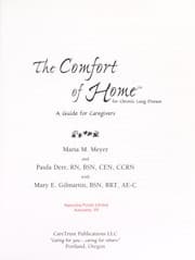 Tapa de The comfort of home for chronic lung disease