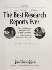 Tapa de Helping students write-- the best research reports ever