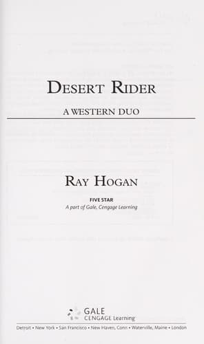 Tapa de Desert rider