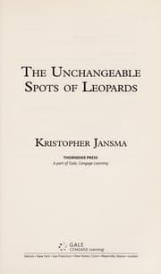 Tapa de The unchangeable spots of leopards