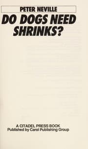 Tapa de Do dogs need shrinks?