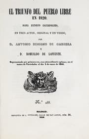 Tapa de El triunfo del pueblo libre en 1820