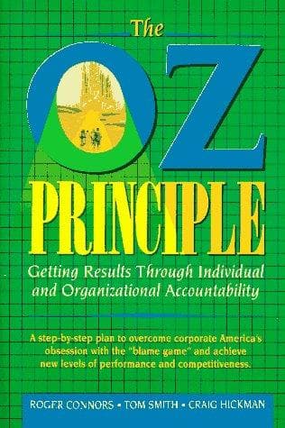 Tapa de The Oz principle