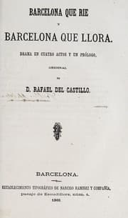 Tapa de Barcelona que ríe y Barcelona que llora
