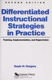Tapa de Differentiated Instructional Strategies in Practice