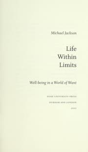 Tapa de Life within limits