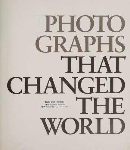 Tapa de Photographs that changed the world