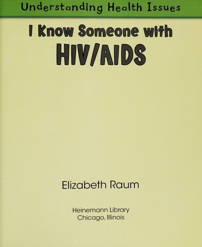 Tapa de I know someone with HIV/AIDS