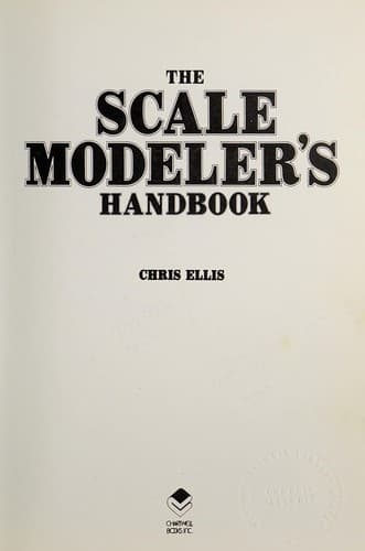 Tapa de The Scale Modeler's Handbook