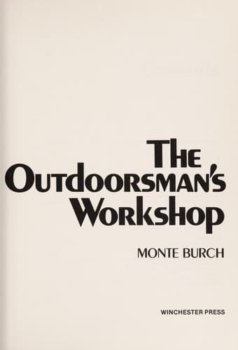 Tapa de The outdoorsman's workshop