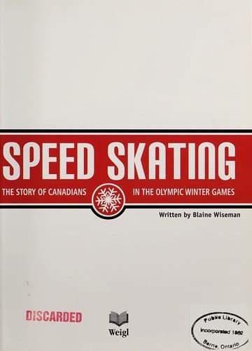 Tapa de Speed skating