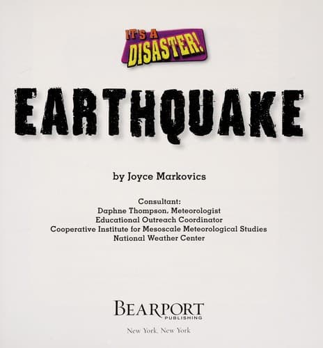 Tapa de Earthquake