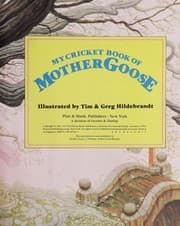 Tapa de My cricket book of Mother Goose
