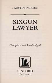 Tapa de Sixgun Lawyer
