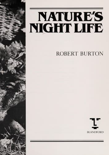 Tapa de Nature's night life