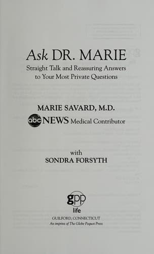 Tapa de Ask Dr. Marie