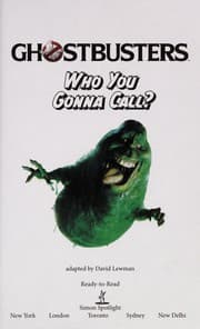 Tapa de Who you gonna call?