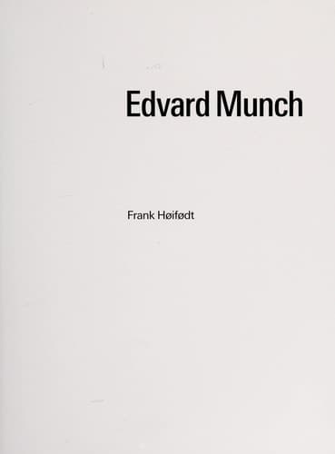 Tapa de Edvard Munch