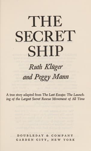 Tapa de The secret ship