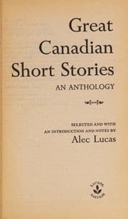 Tapa de GREAT CANADIAN SHORT STORIES