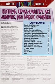 Tapa de Biathlon, cross-country, ski jumping, and nordic combined