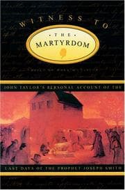 Tapa de Witness to the Martyrdom