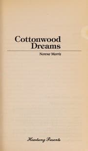 Tapa de Cottonwood Dreams (Heartsong Presents #12)