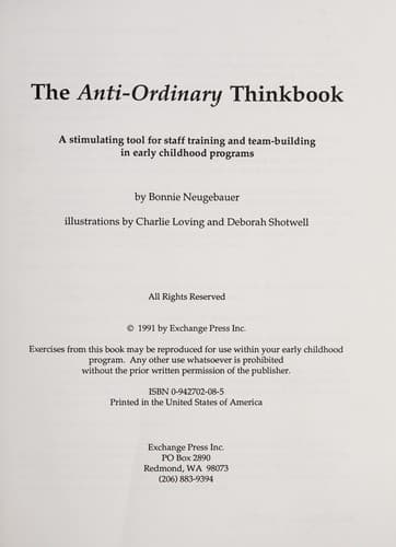 Tapa de The Anti-Ordinary Thinkbook