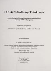 Tapa de The Anti-Ordinary Thinkbook