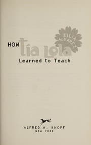Tapa de How Tia Lola learned to teach