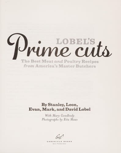 Tapa de Lobel's prime cuts