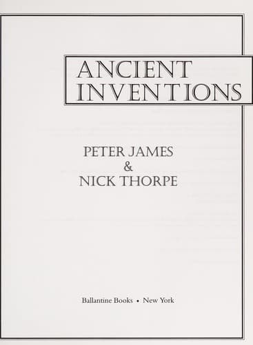 Tapa de Ancient Inventions