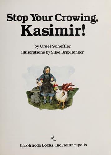 Tapa de Stop your crowing, Kasimir!
