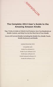 Tapa de The complete 2012 user's guide to the amazing Amazon Kindle