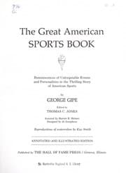 Tapa de The great American sports book