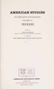 Tapa de American studies