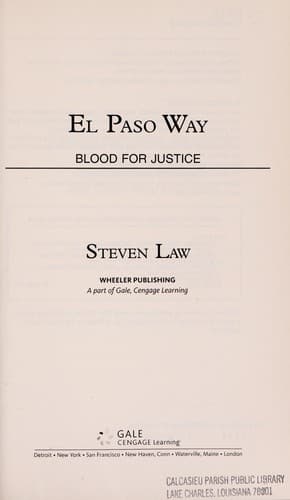 Tapa de El Paso Way