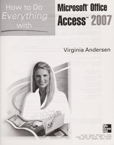 Tapa de How to do everything with Microsoft Office Access 2007