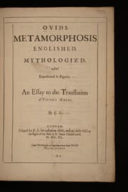 Tapa de Ovid's Metamorphosis