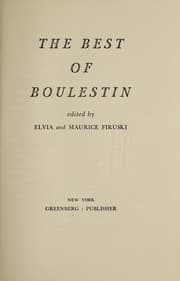 Tapa de The Best of Boulestin